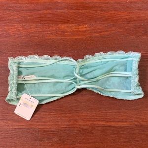 Sea Green Free People Strappy Bandeau NWT Sz M